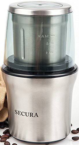 Electric Spice Grinder with Removable Bowl