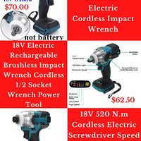 Cordless Electric Screwdriver with LED Light